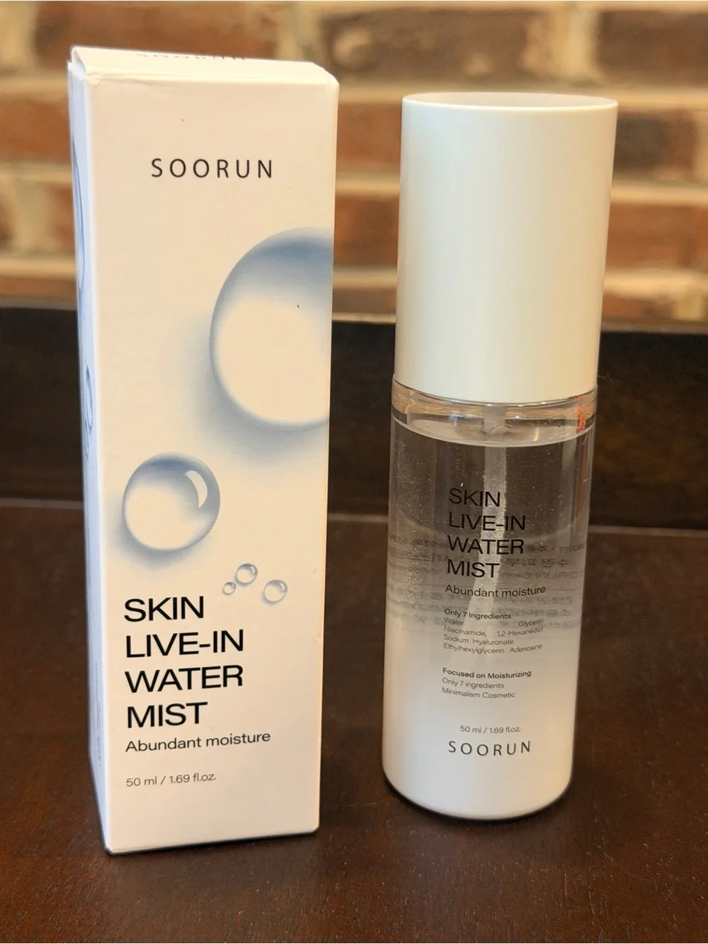 SOORUN Korean Skin Live-In Water Mist - Hydrating Face Mist NEW